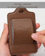 Teskyer Luggage Tags, 3 Pack Premium PU Leather Luggage Tags - Image 3