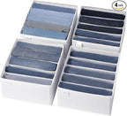 4 Packs Jeans Drawer Organizers by Coorganisers