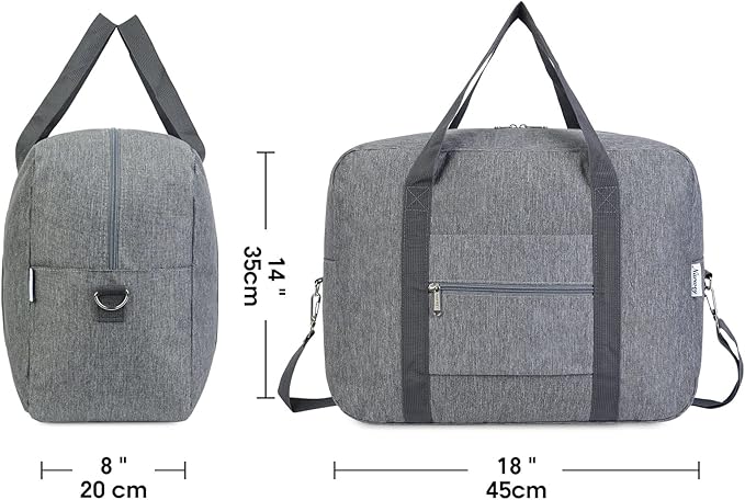 For Spirit Airlines Personal Item Bag 18x14x8 Foldable Travel Duffel Bag Tote - Image 4