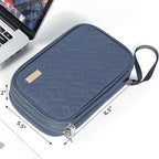 NISHEL Travel Cord Organizer Case, Double Layers Tech Electronic Bag, Essentials - Image 6