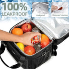 Weitars Lunch Box for Men Women Dual Compartment Lunch Box Heavy Duty Large - Image 6