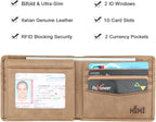 Wallet for Men-Genuine Leather RFID Blocking Bifold Stylish Wallet - Image 3