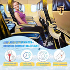 Airplane Foot Hammock, No Collapse Foot Rest - Image 5