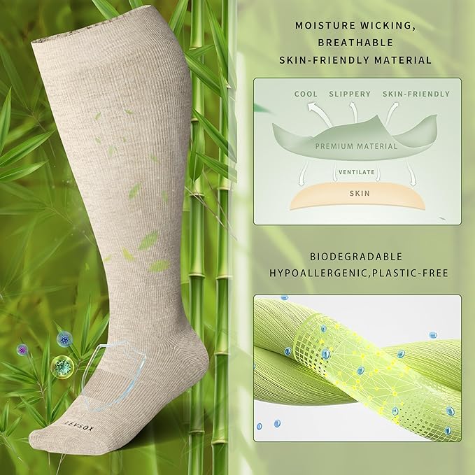 LEVSOX Wide Calf Compression Socks - Image 2