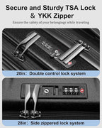 Luggage Sets 2 Pieces, 20 Inch Carry On Luggage and Expandable 28 Inch Checked - Image 5