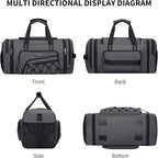 WITZMAN Duffle Bag for Men Nylon Large Gym Weekender Bag - Image 9