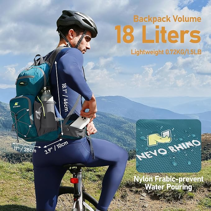 N NEVO RHINO Hydration Backpack, 18L Multipurpose Hiking Backpack - Image 2