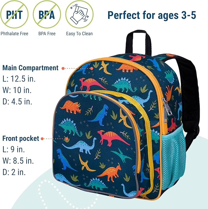 Wildkin 12-inch Kids Backpack – Padded, Adjustable - Image 4