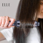 Elle - Infrared Heated Round Brush, Gentle Heat Effortless Volume and Shine (Black)