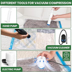 Vacuum Storage Bags, Comforters, Pillows-4 Jumbo+4 Large+4 Medium+4 Small+4 - Image 8