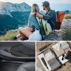 2-Pack Windproof, Waterproof, UV-Blocking Portable Travel Umbrella, Compact Sun - Image 7