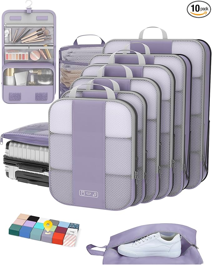 10 Set Compression Packing Cubes by OlarHike