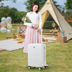 Hanke 24 Inch Checked Luggage - Image 6