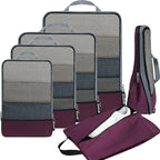 BAGAIL 4 Set/6 Set/8 Set Compression Packing Cubes Travel Accessories by BAGAIL