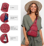 Sling Bag For Women Fanny Pack Crossbody Travel Shoulder Belt Bags Tote - Image 5