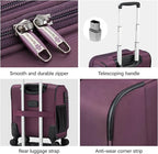 Hanke 16 Inch Underseat Carry On Luggage - Image 9