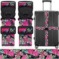 2 Pack Luggage Straps for Suitcases, Adjustable Travel Belt by ZHOMA