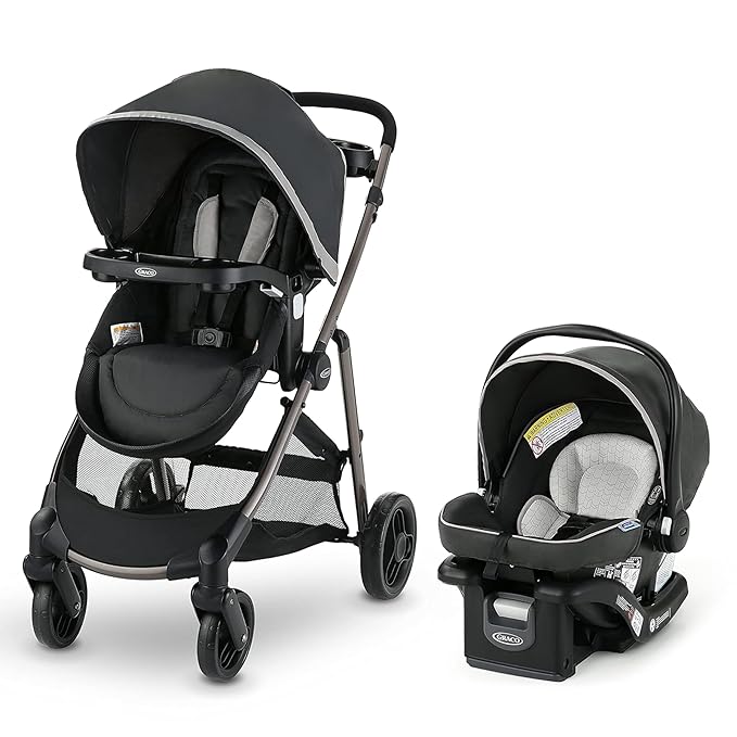 Graco Modes Pramette Travel System, 3-in1 Modular Carseat Stroller Combo by Graco