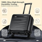 16 Inch Carry On Luggage Airline Approved, Expandable Lightweight ABS+PC Hard - Image 7