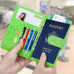 Herain Passport Holder for Travel Cruise Essentials, RFID Passports Book Card - Image 2