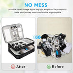 Electronic Organizer Travel Case, Travel Cord Organizer Case Portable - Image 4