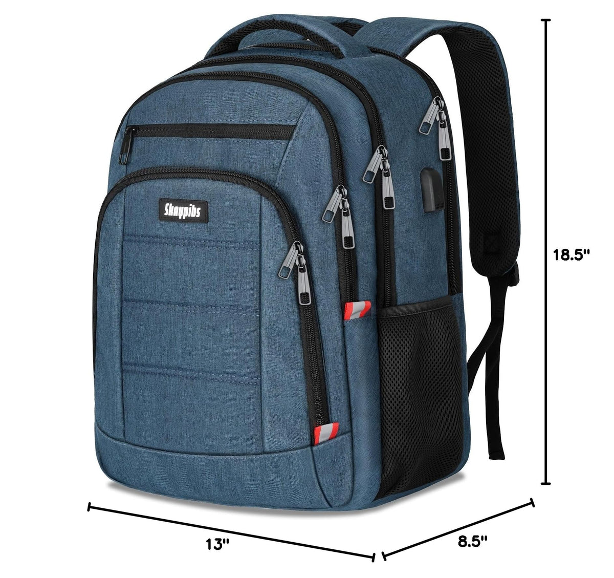 Travel Laptop Backpack for Men Women (A5-blue / 15.6)