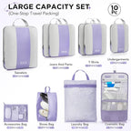 10 Set Compression Packing Cubes - Image 2