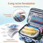 Lifewit Freezable Lunch Box, Insulated Reusable Lunch Bag - Image 2