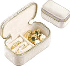 TAIMY Mini Jewelry Travel Case, Velvet Small Travel Jewelry Box, Portable by TAIMY