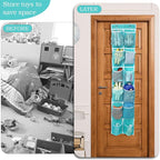 Over the Door Hanging Shoe Organizer, 12 Pockets - Image 3