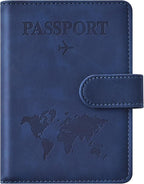 Eoehro Passport Holder for Travel Essentials, Passport Wallet Cover Case for by welcometoEoehro