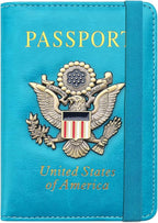Passport Holder for Travel Passport Cover for Men Passport Wallet Case by Familiescancome
