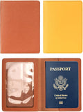 2 Pack Passport covers and Vaccine Card Holder Arouselove PU Leather Passport by Unknown