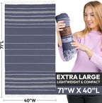 Oversized Sand Resistant Prewashed Turkish Cotton Quick Drying, Lightweight - Image 7