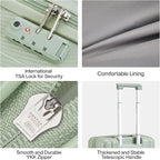 Hanke Luggage Sets 3 piece Carry On Luggage - Image 7