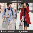 Opux 4 Bottle Insulated Wine Cooler Bag - Image 6
