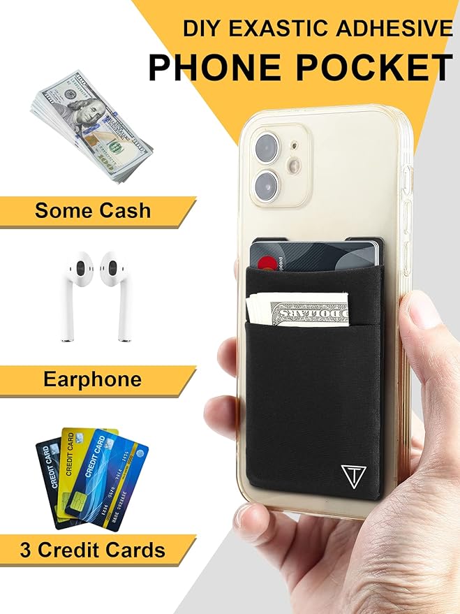 Slim RFID Blocking Wallets, Pop Up Minimalist Card Holder - Image 4