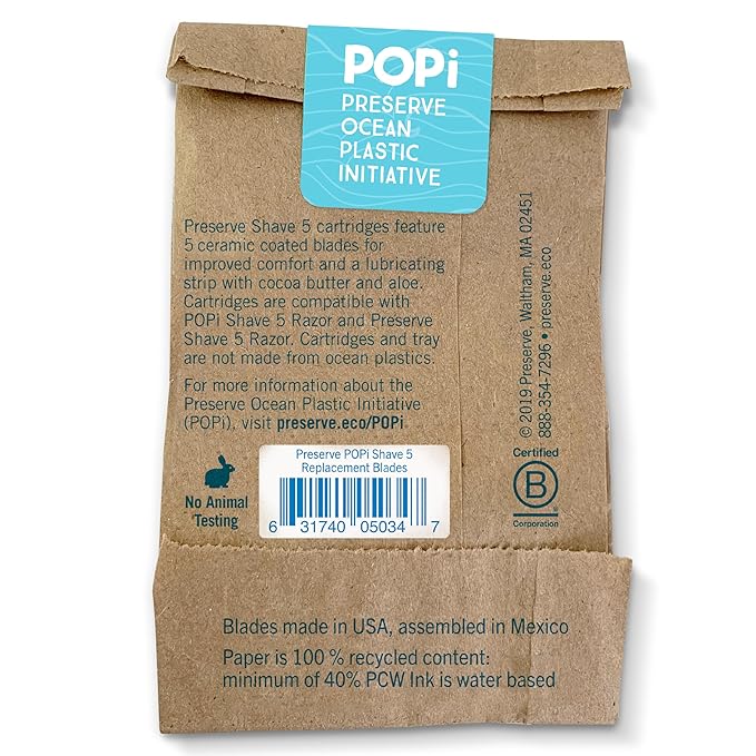 Preserve POPi Shave Razor Blades Refills - Image 9