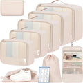 BAGAIL 9 Set Packing Cubes Luggage Packing Organizers by BAGAIL