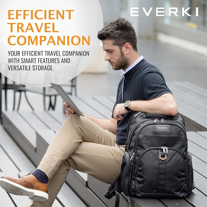 EVERKI 32L Atlas Business Laptop Backpack – Adjustable Compartment - Image 2