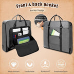 Garment Bag Travel Large Leather Carry On Suit Bag - Image 6
