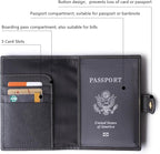 Genuine Leather Passport Case, RFID Passport Cover - Image 5
