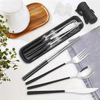Reusable Utensils with Case, Travel Silverware Set with Case, 18/8 Stainless - Image 6