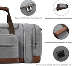 Litvyak Duffle Bag for Travel, 50L Canvas Travel Duffel Bags Overnight Weekend - Image 5