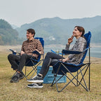 EVER ADVANCED Camping Chairs, Lawn Chairs Outdoor Sports Chairs, Folding Chair - Image 2