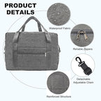 For Spirit Airlines Personal Item Bag 18x14x8 in Underseat Carry-on Luggage - Image 2