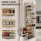 Over the Door Shoe Organizer for Closet, Shoes Rack - Image 4
