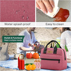 HOMESPON Insulated Lunch Bag for Women Men Lunch Box Cooler Lunch Tote for Work - Image 7