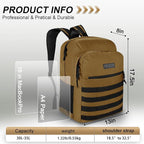 Wrangler Tradesman Backpack, Water Resistant Casual Daypack - Image 2