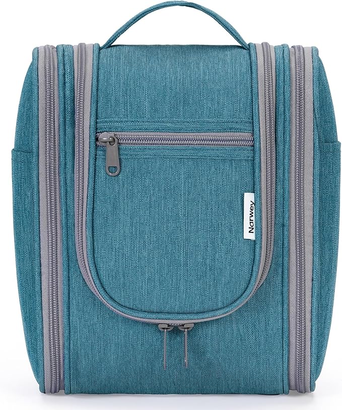 Narwey Small Hanging Travel Toiletry Bag Cosmetic Make up Organizer - Image 2